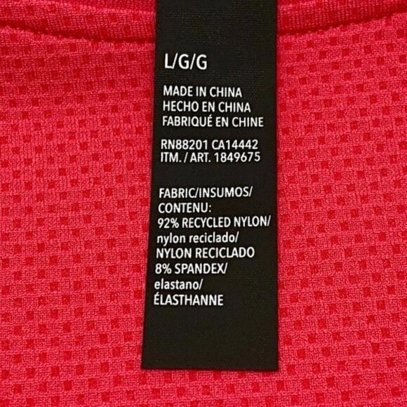 Mondetta Active T-Shirt Women's Large Bright Pink Seamless Fitted Crewneck NWT - Picture 7 of 9